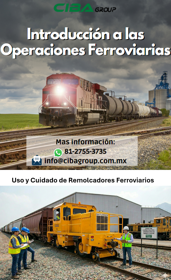 Cursos de operación de trackmobiles
Curso sobre operación de trenes